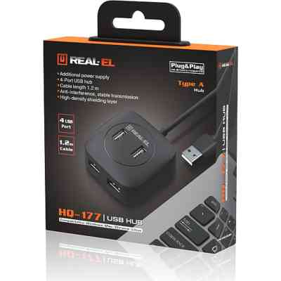 Концентратор REAL-EL HQ-177 black (EL123110009) Вінниця