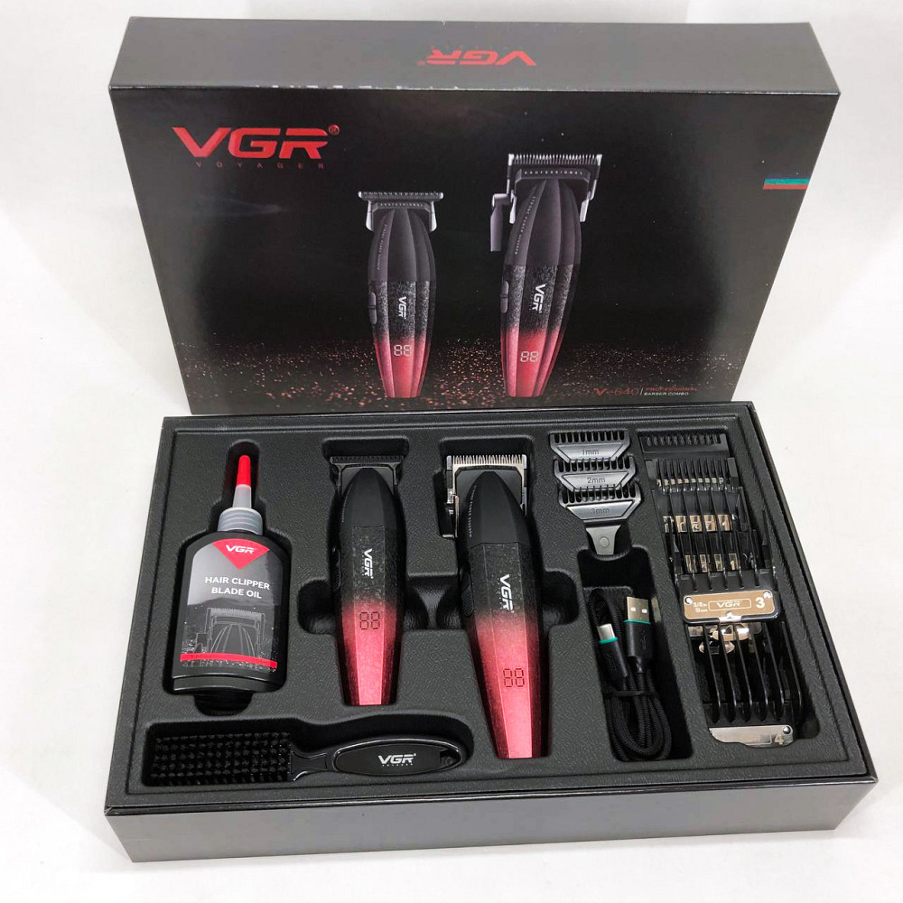 Машинка для стрижки голови VGR V-640, Хороший бездротовий триммер, Електромашинка для волосся FQ-25 Львів - фото 9