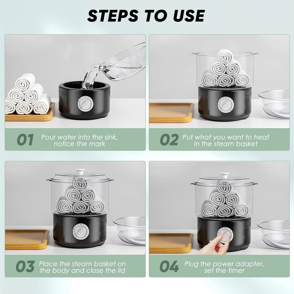 Машинка для распаривания подогрева дезинфекции полотенец PaNt, для салонов, SPA, парикмахерской, барбершопа Киев - изображение 6