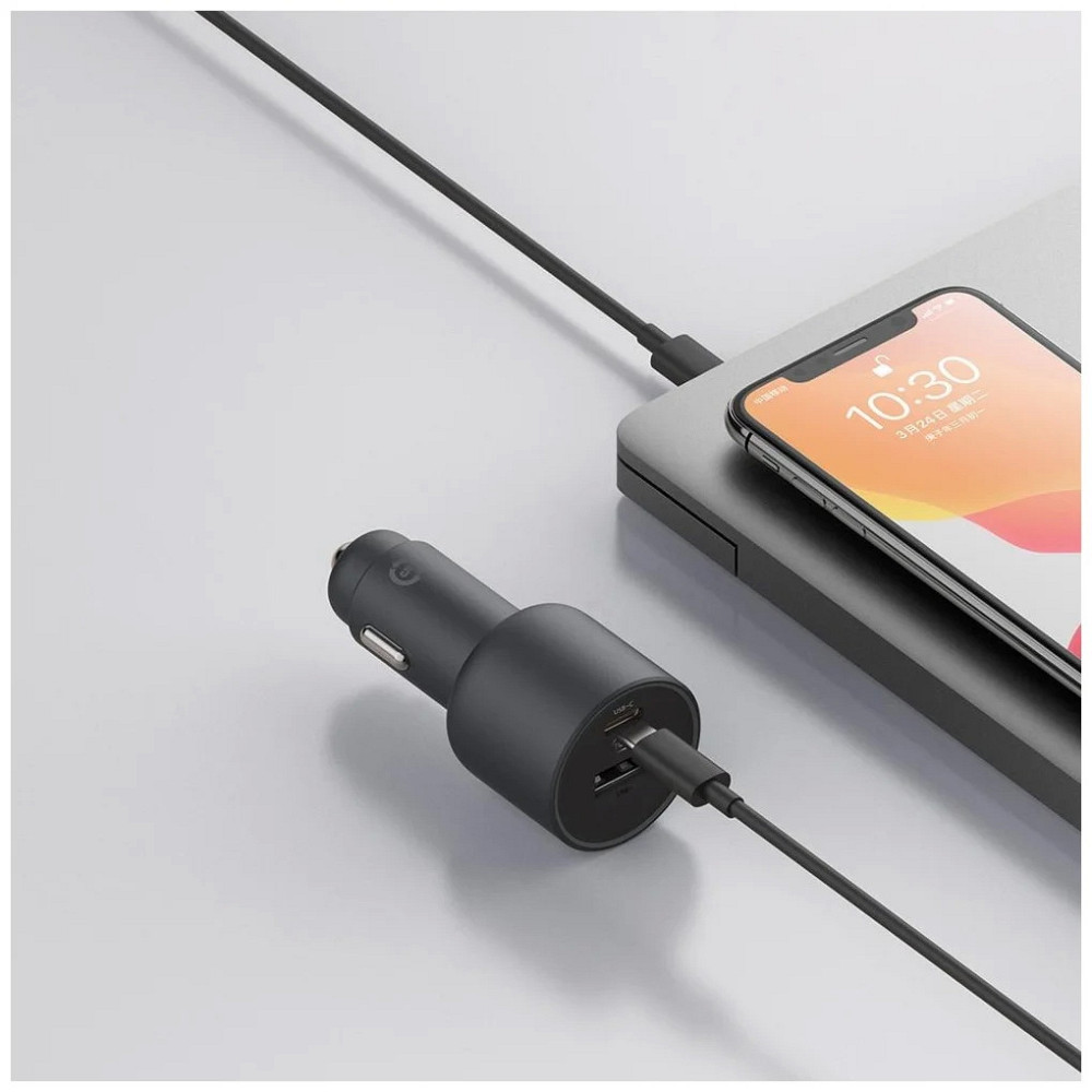 Автомобільний зарядний пристрій Xiaomi Car Charger 100W CC07ZM, BHR4460CN (Чорний, Type-C + USB) Миколаїв - фото 7