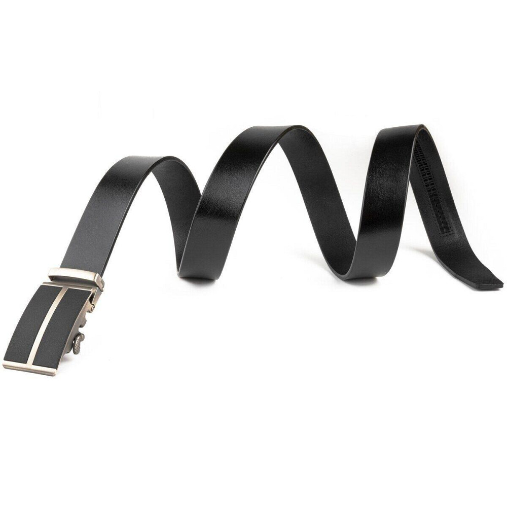 Ремінь чоловічий з чорними вставками на пряжці Vintage 20304 Чорний Київ - фото 2