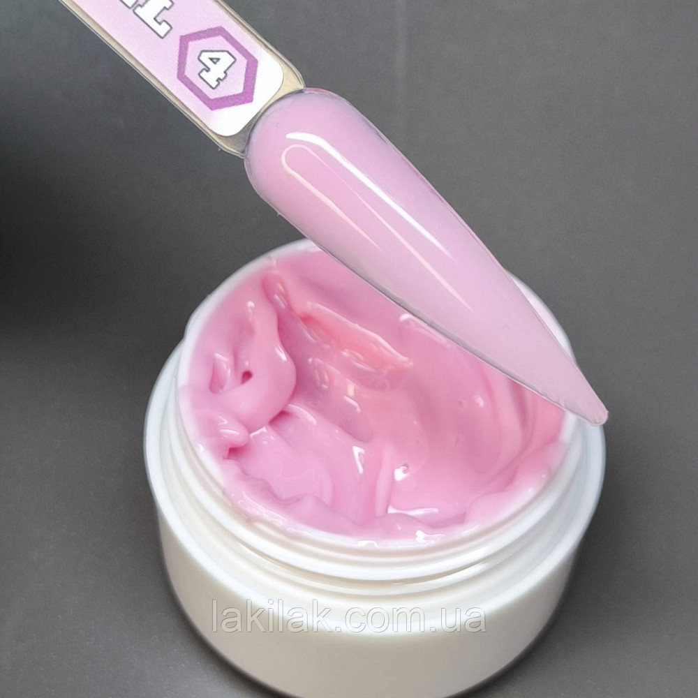 Гель-желе для нігтів Mi Jelly Gel №4 (рожевий) 5мл Херсон - фото 1