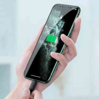 Дата кабель USB 2.0 AM to Lightning 1.0m black Baseus (CALGJ-01) Вінниця