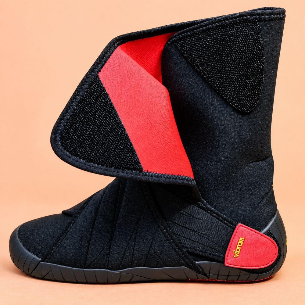 Ботинки чёрно-красные Furoshiki Vibram средней высоты, размер 40-41 Киев - изображение 3