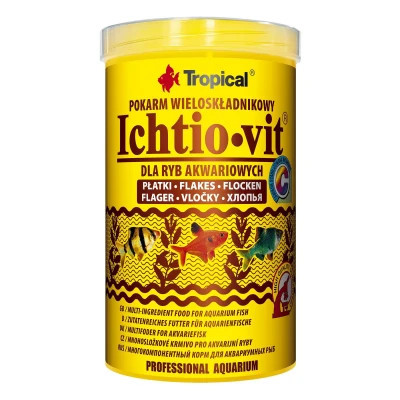 Корм для риб Tropical Ichtio-vit у пластівцях 1 л (5900469770061) Вінниця - фото 1