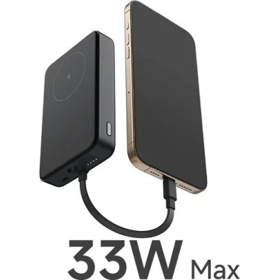 Батарея універсальна Xiaomi 10000mAh 33W Magnetic Integrated Cable grey (BHR9823GL) Вінниця - фото 6