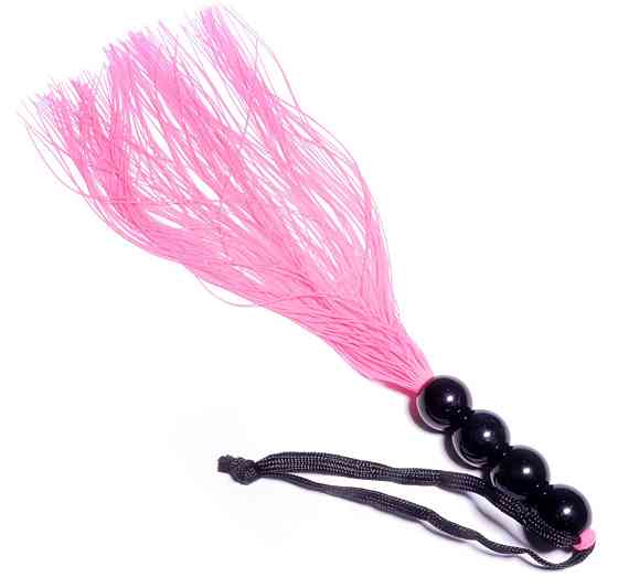 Силиконовый флогер ( длина 37 см ) Fetish Boss Series - Silicone Whip Pink 14