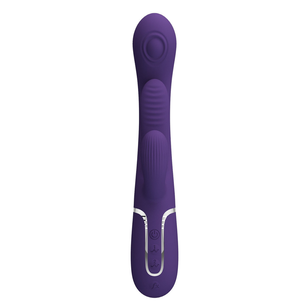Вибратор с стимулятором клитора PRETTY LOVE - Shonia Dark Purple 3 in 1, BW-500041-2 Sex Aura Киев - изображение 4
