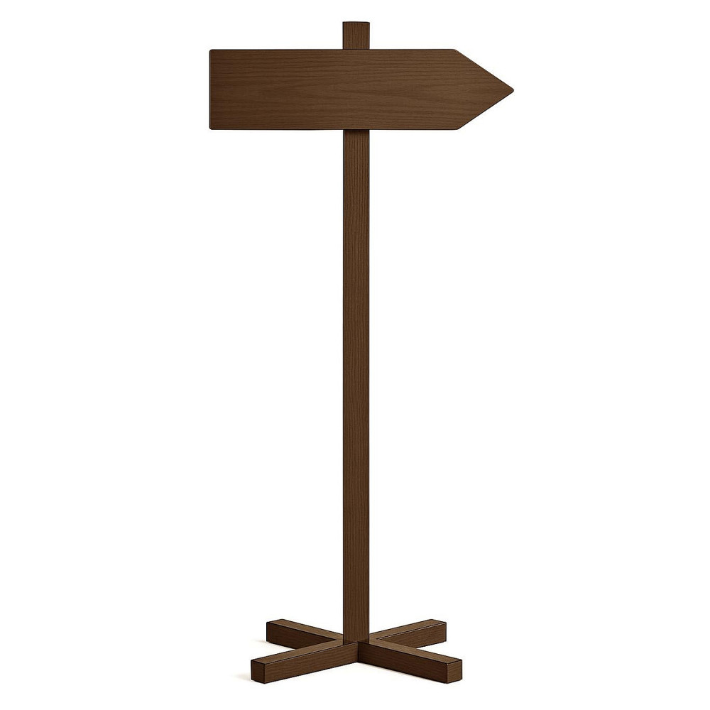 Напольная стрелка-указатель 