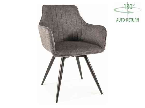 Стілець BALLO BREGO чорний каркас/темно-сірий 18 Київ