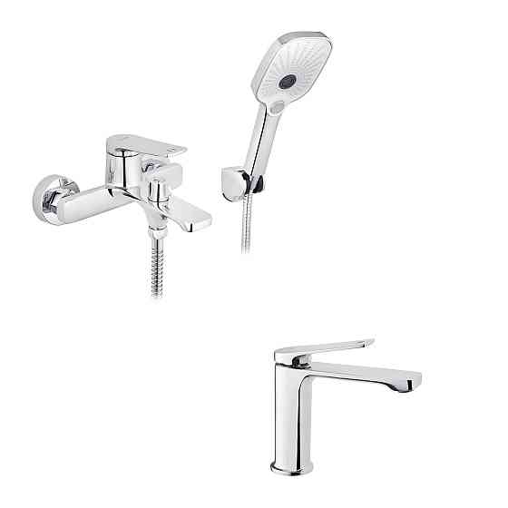 Набор смесителей Kroner Makon-C060 + смеситель Makon-C010 Киев