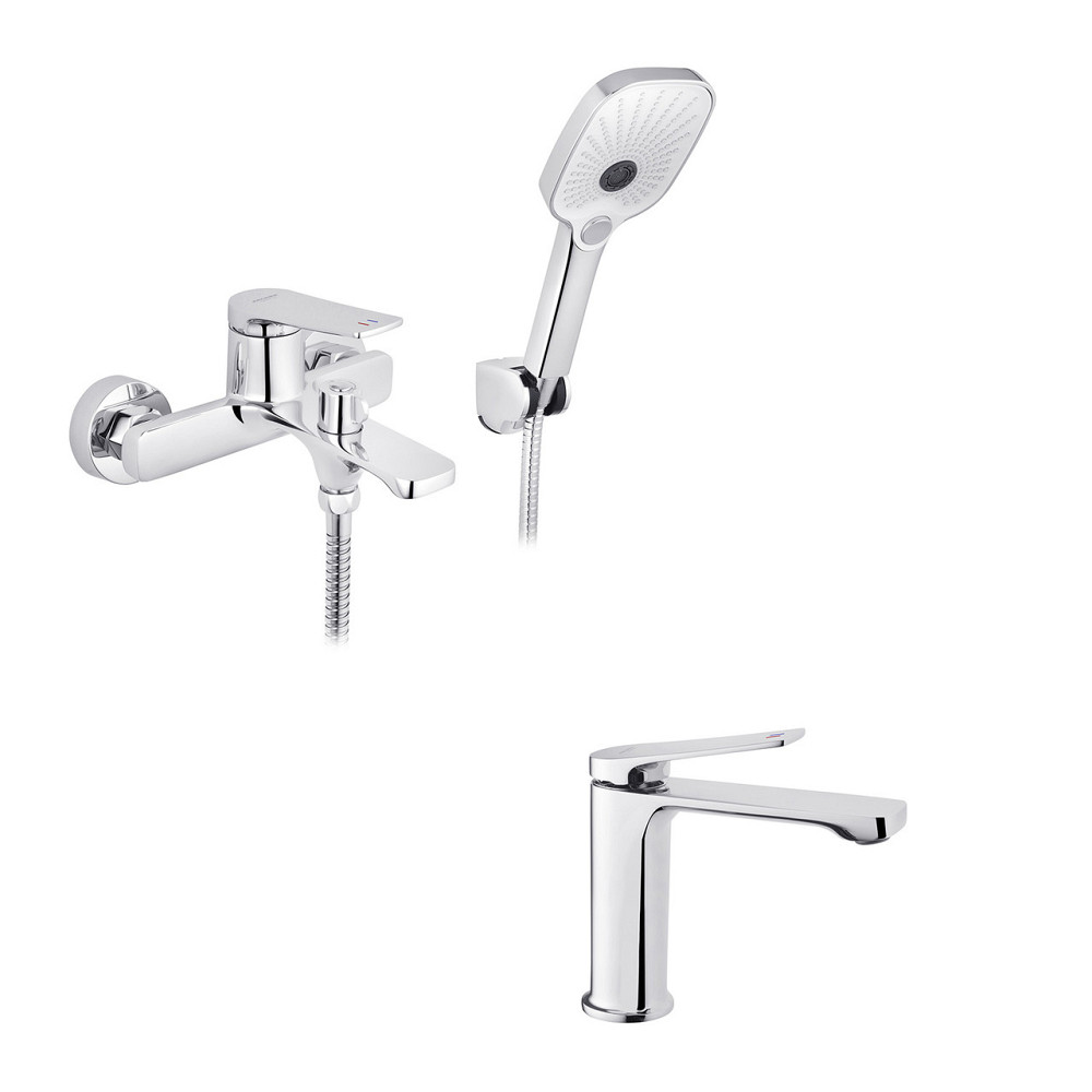 Набор смесителей Kroner Makon-C060 + смеситель Makon-C010 Киев - изображение 1