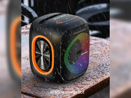 Міні Bluetooth-колонка SOONBOX S6600 10 Вт, Bluetooth 5.3, TWS, FM, AUX, TF, USB, LED, акумулятор 2400 мАг Одеса