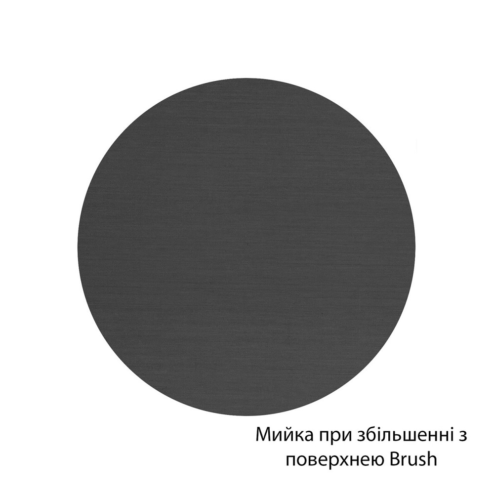 Кухонная мойка Kroner KRP PVD Schwarze - 4050HM (3,0/1,0 мм) графит Киев - изображение 6