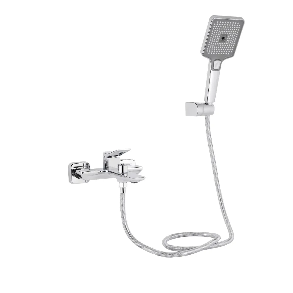 Змішувач для ванни Qtap Presto з душовим гарнітуром QTPRE259CRM45574 Chrome Київ - фото 1