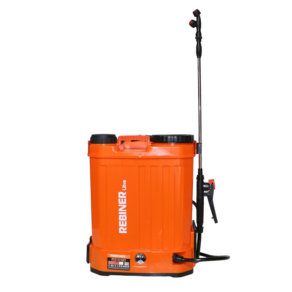 Аккумуляторный опрыскиватель Rebiner RAS-12/20Li (12 л) – мобильность и комфорт в каждом распылении. Львов - изображение 2