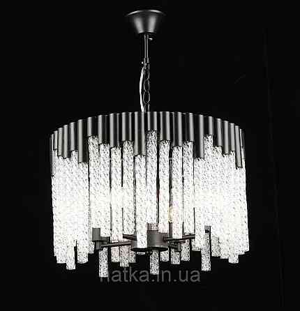 Люстра підвісна кришталева S2489/4, Чорний Київ