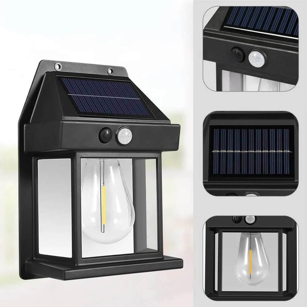 Вуличний світильник на сонячній батареї, SOLAR WALL LAMP ВK-888 / Акумуляторний ліхтар / Лед світильники Київ - фото 7
