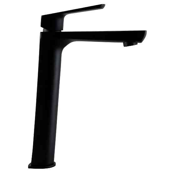 Змішувач для умивальника TOPAZ LEXI TL 21203-H57-BL високий,Чорний мат.,шланги TAQ-M1055,D25 Київ