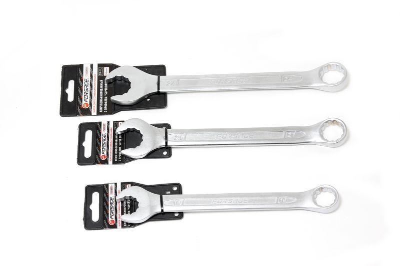 Ключ комбінований з профілем Super drive 21мм, на пластиковому тримачі Одеса - фото 1