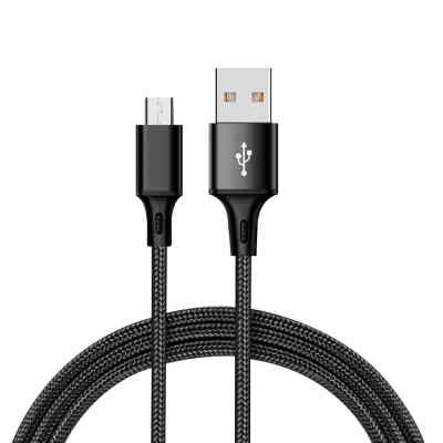 Дата кабель USB 2.0 AM to Micro 5P 2.0m 1.5A braided black XO (NB143-M2-BK) Вінниця