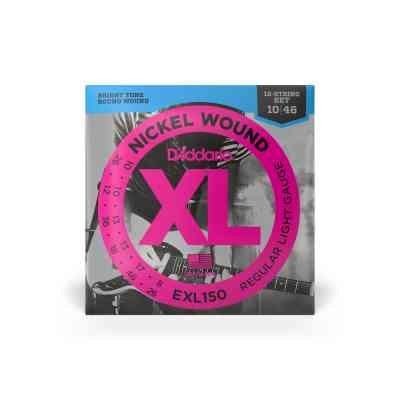 Струни для гітари D'Addario XL Nickel Wound Regular Light 12-String (10-46) (EXL150) Вінниця