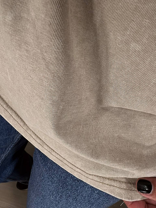 Футболка жіноча A-N 27005 тай-дай варена з квітковим принтом на спині, бежевий, one size Київ - фото 17