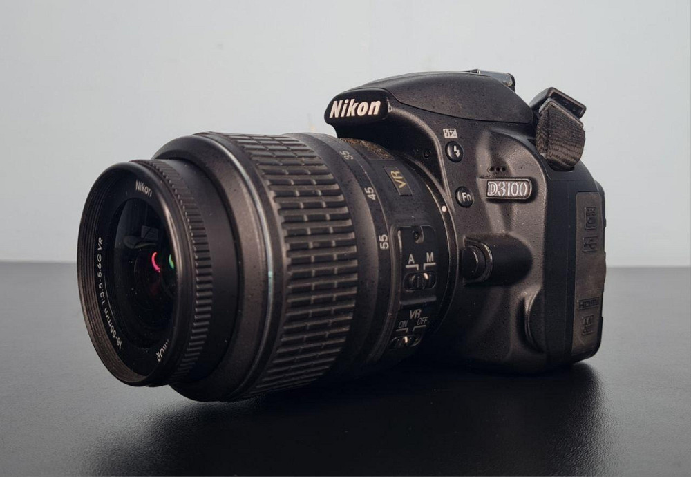 Дзеркальний фотоапарат Nikon D3100 + kit об'єктив 18-55 мм Клевань - фото 1