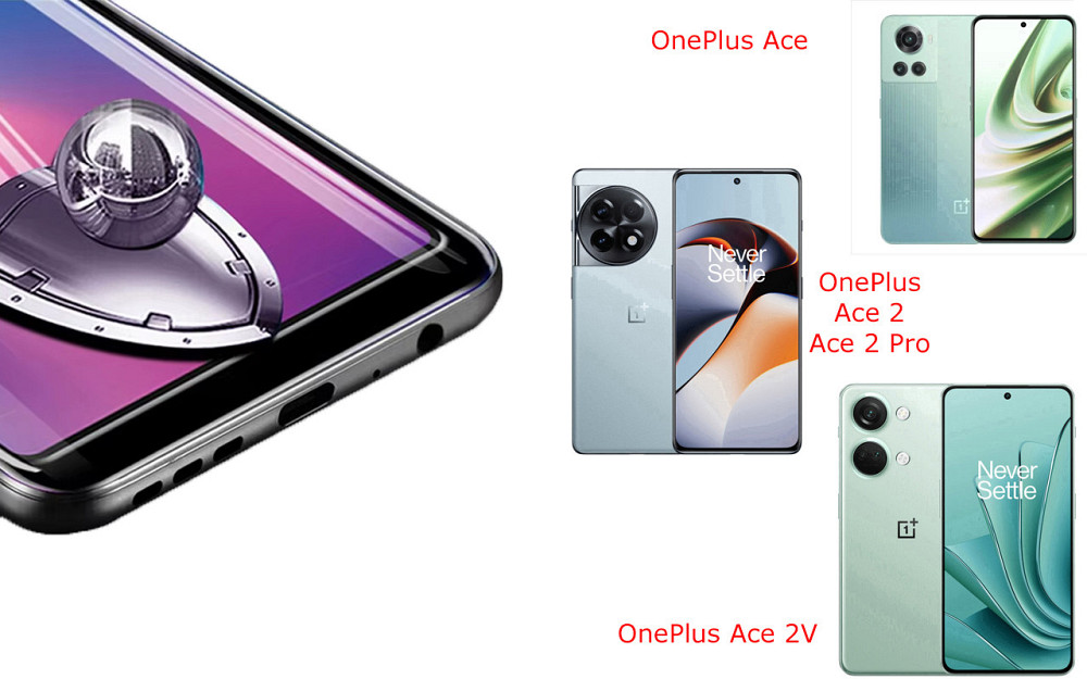 Захисне скло DefenzoGlass для OnePlus Ace, Ace 2, Ace 2 Pro, Ace 2V – подвійна міцність Київ - фото 2