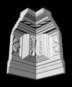 Потолочный плинтус 2м   GP-7  116х57 mm подходит для натяжных потолков Днепр - изображение 3