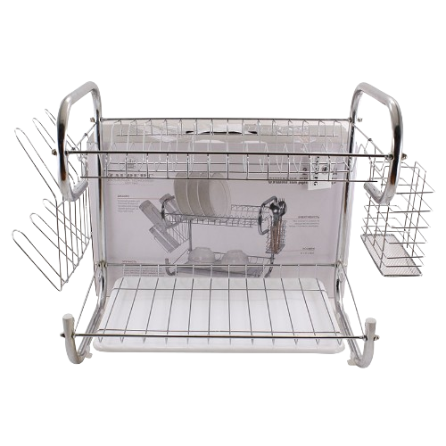 Сушарка для посуду двоярусна 50*25*36 см DD08-R008-50-W Interos Житомир