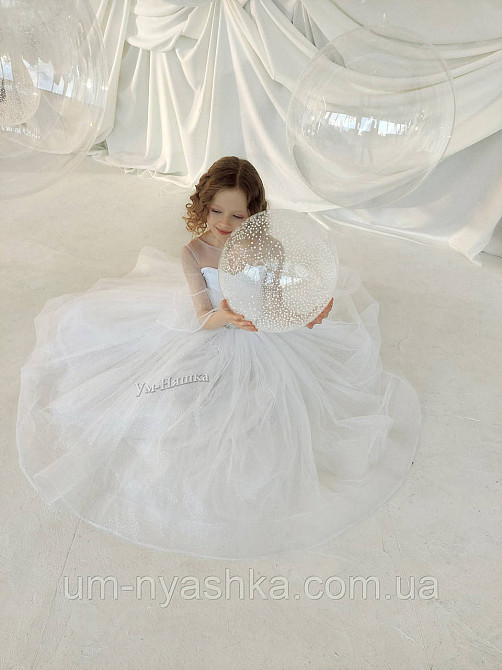 Довга біла сукня 122-128 Кривий Ріг - фото 7