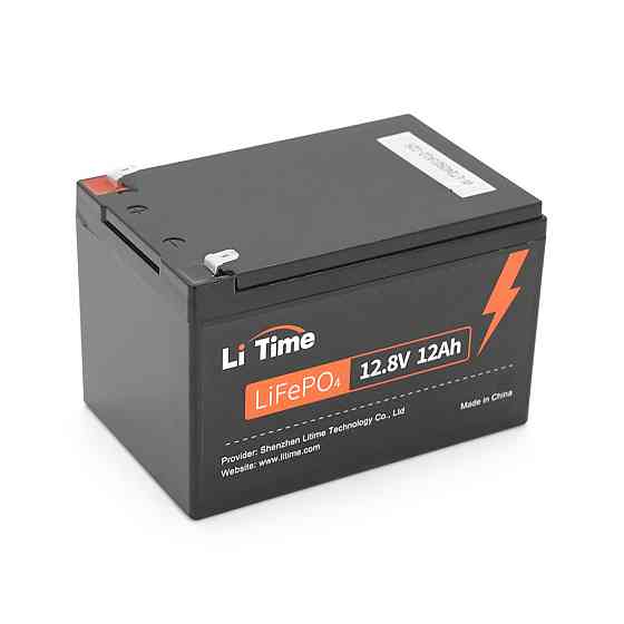 Акумуляторна батарея Li-TIME LiFePO4 12.8V 12Ач 154Wh,(12/12A) F2, 151*98*95mm Київ