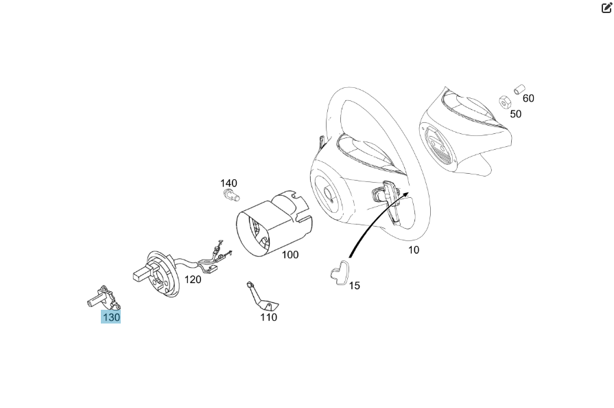 Mercedes-Benz  A0025421718 Датчик кута повороту керма CL C215 S-class short W220 SLR McLaren C199 SL R230 S-class long V220 Одеса - фото 6