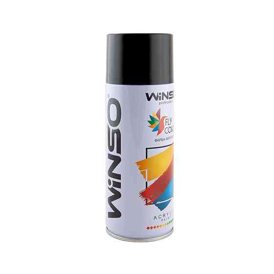 Краска акриловая Winso Spray Черный матовый 450мл Львов