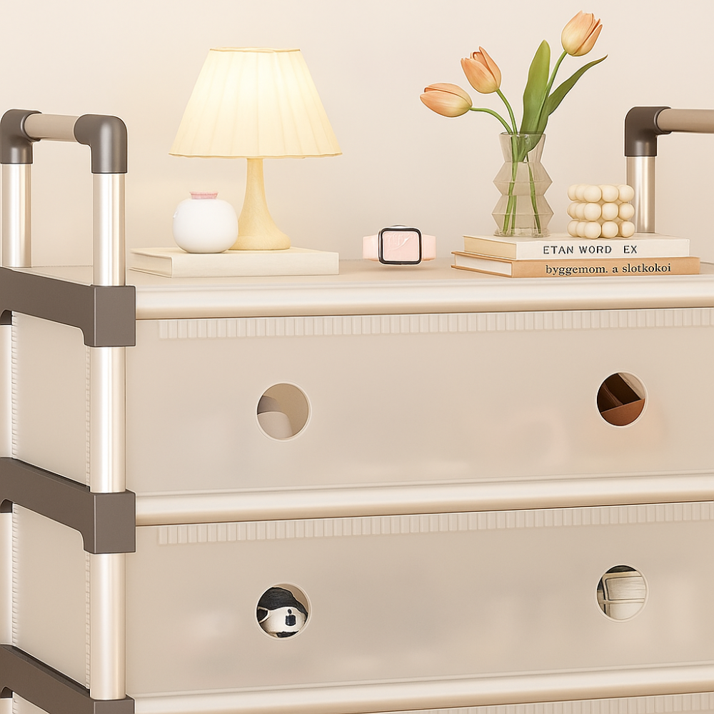 Тумба металлическая в прихожую 4 полки XL-1336 / Органайзер для обуви / Стеллаж для обуви / Полка для хранения Киев - изображение 5