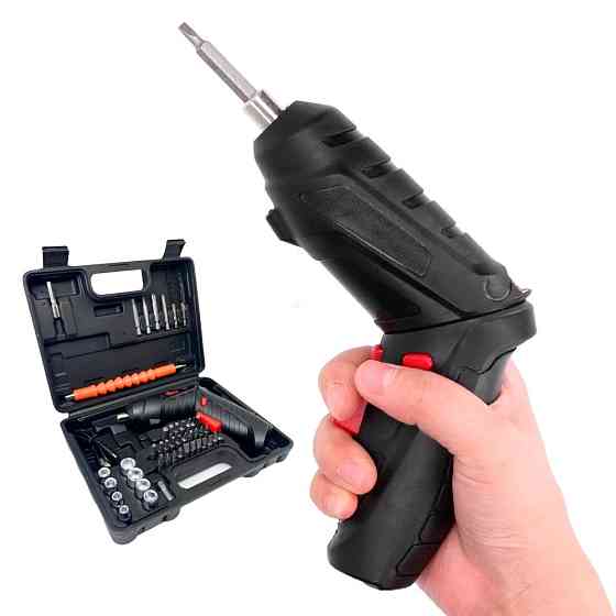 Акумуляторна викрутка-шуруповерт із набором інструментів 48 предметів SBR Київ