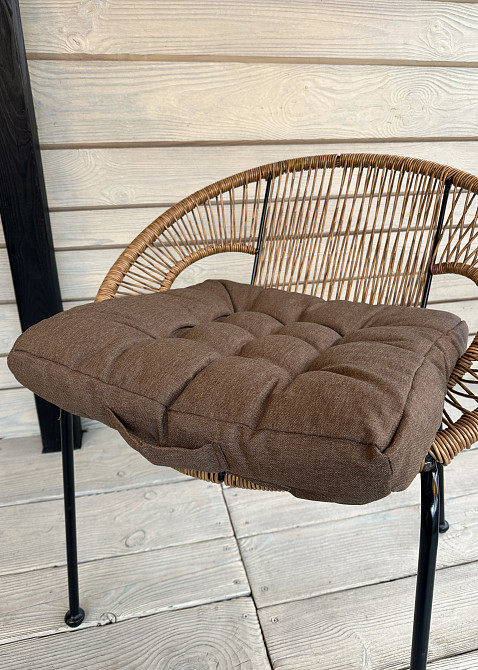 Подушка для стільців (50x50х8 см) Decorator Sawana колір світло-коричневий 84-133 Київ - фото 3