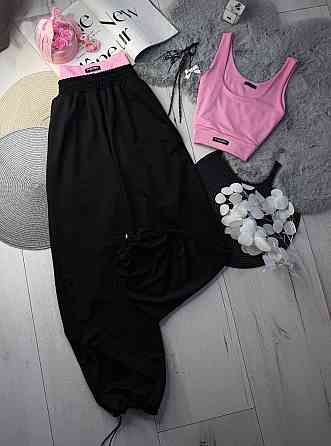 Жіночий стильний повсякденний костюм двоїнка та еластичний мікродайвінг Рожевий, 42/44 Одеса