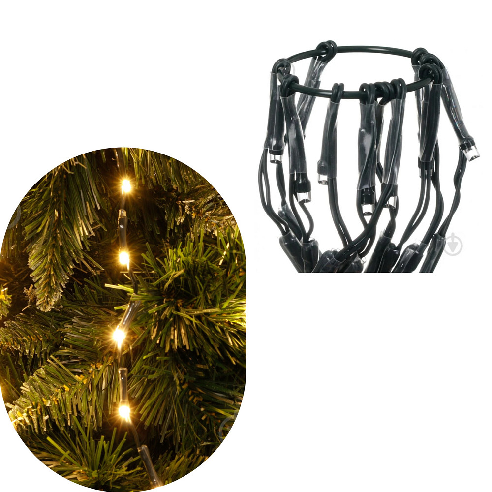 Гірлянда кільцева на ялинку USB 26164 Луцк - изображение 1