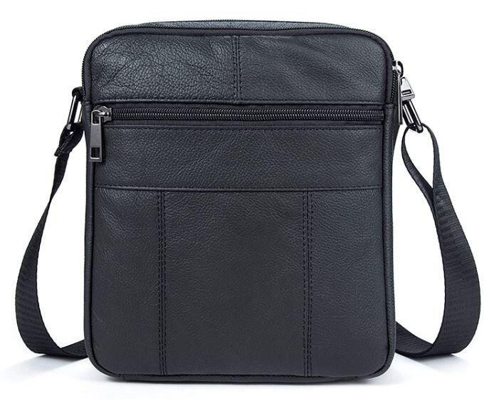 Сумка чоловіча флотар Чорна (Vintage) Київ - фото 6