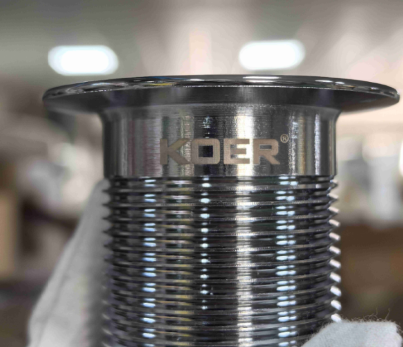 Донный клапан для раковины Koer PW-10-01 1 1/4'' без перелива автоматический СLICK-СLACK (Цвет хром) (KR5797) Киев - изображение 8