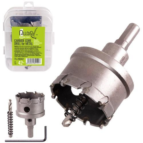 Свердло корончате твердосплавне по металу 42мм Alloid Одеса - фото 6