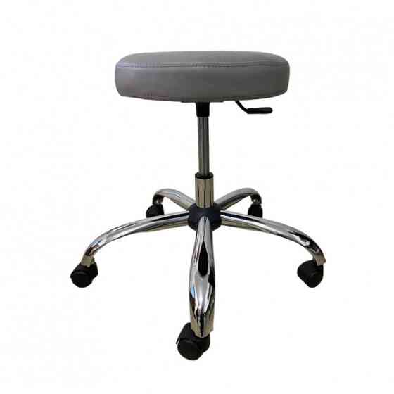 Стілець для майстра без спинки Твін на хромованій ніжці Київ