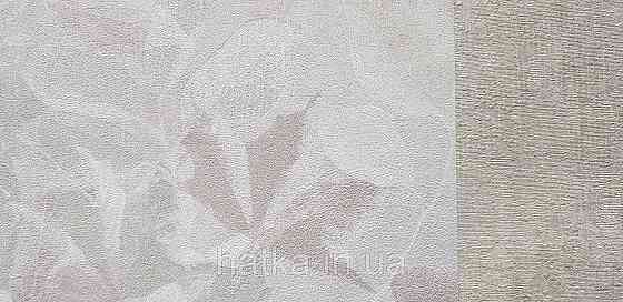 Шпалери вінілові на флізеліні Grandeco Time метрові квіти листя рожеві коричневі сірі Київ