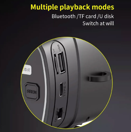 Гучномовець L026 Bluetooth на сонячній батареї, чорно-білий Винница