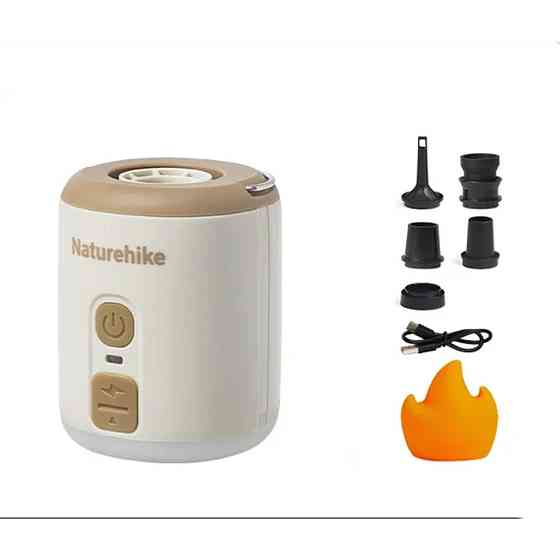 Міні насос - нічник - вентилятор Naturehike CNK2300DQ022, бежевий Київ