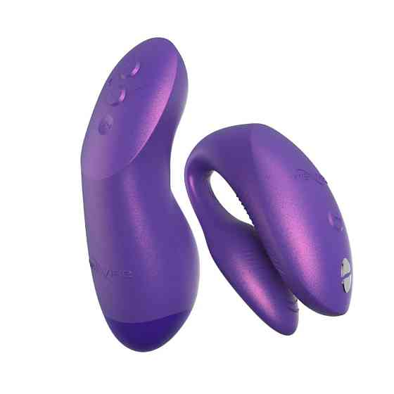 Вибратор для пар We-Vibe Chorus Pro Cosmic Purple с пультом и приложением, фиолетовый Sex Aura Киев