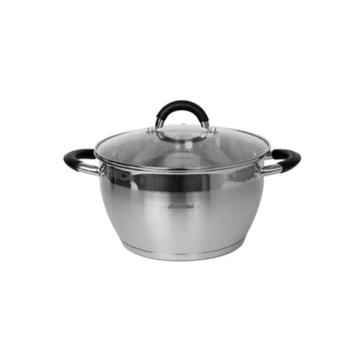 Набір каструль 8 предметів (каструлі 1,8/2,5/3,5/5,3л) нержавіюча сталь KAMILLE Житомир - фото 3