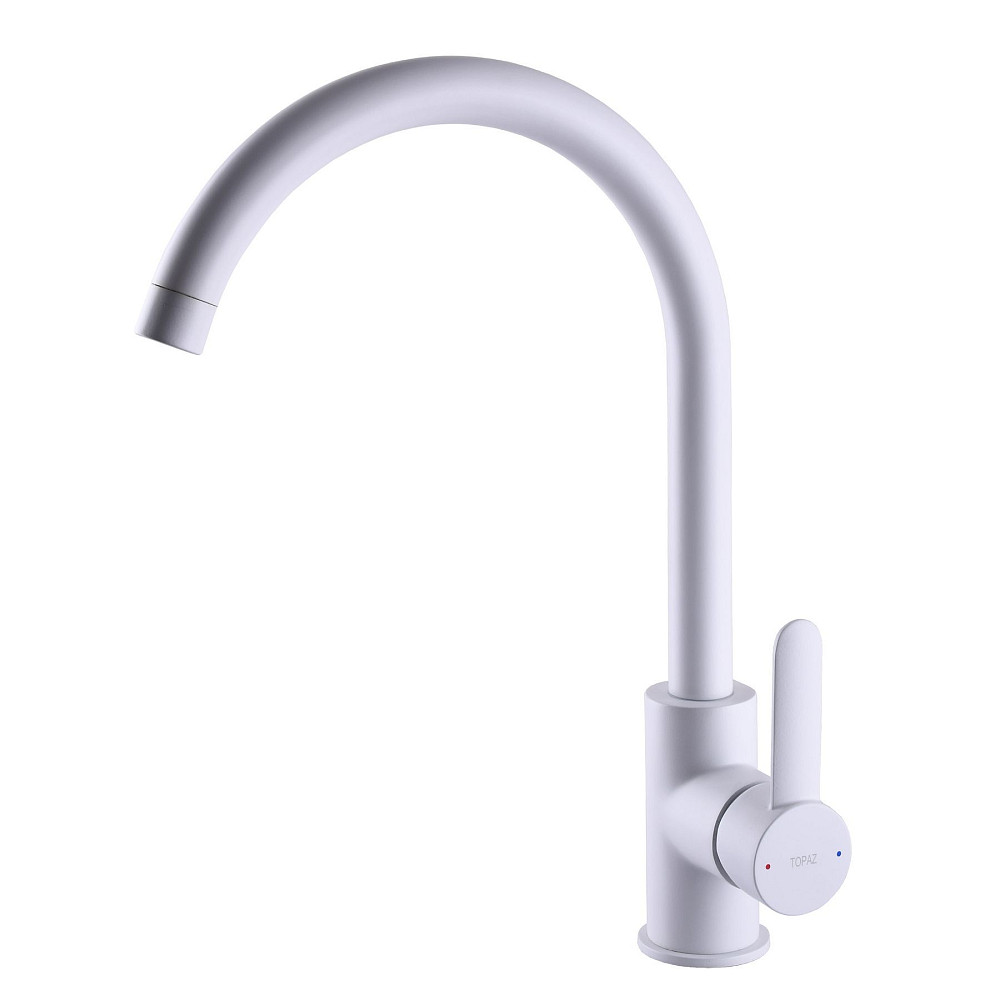 Змішувач для кухні TOPAZ CORSICA TC 8809-H48-W-S Тернопіль - фото 2